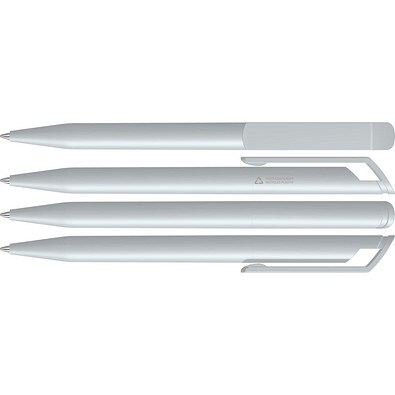 uma® POP RECY Drehkugelschreiber, grau
