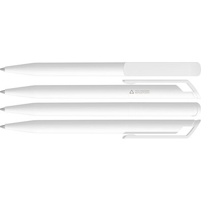 uma® POP RECY Drehkugelschreiber, weiss