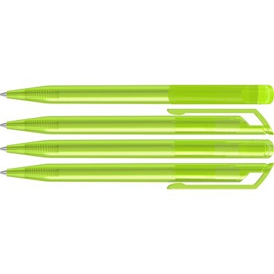 uma® POP transparent Drehkugelschreiber, hellgrün