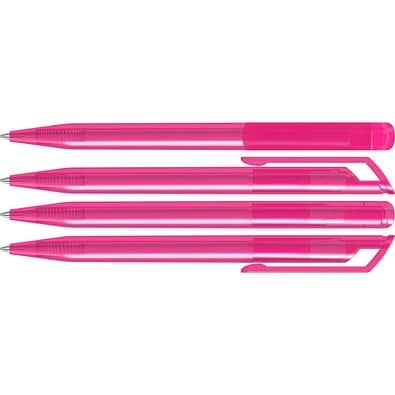 uma® POP transparent Drehkugelschreiber, magenta