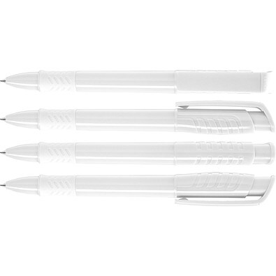 uma® PRIMA Druckkugelschreiber, weiss