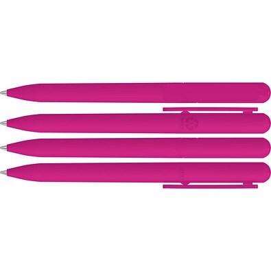 uma® RECYCLED PET PEN CHANGE GUM Drehkugelschreiber, magenta
