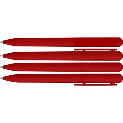 uma® RECYCLED PET PEN CHANGE GUM Drehkugelschreiber, rot