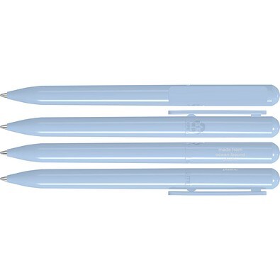 uma® RECYCLED PET PEN CHANGE ocean Drehkugelschreiber, hellblau