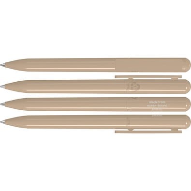 uma® RECYCLED PET PEN CHANGE ocean Drehkugelschreiber, sand