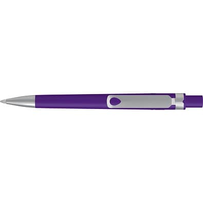 uma® RECYCLED PET PEN CORE F SI Druckkugelschreiber, dunkelviolett