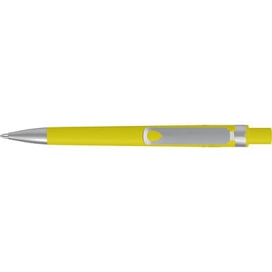 uma® RECYCLED PET PEN CORE F SI Druckkugelschreiber, gelb