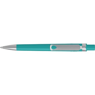 uma® RECYCLED PET PEN CORE F SI Druckkugelschreiber, petrol