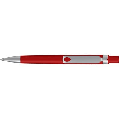uma® RECYCLED PET PEN CORE F SI Druckkugelschreiber, rot