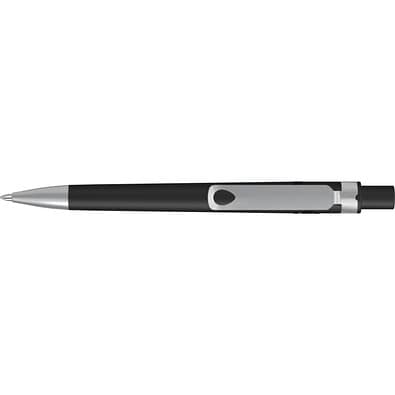 uma® RECYCLED PET PEN CORE F SI Druckkugelschreiber, schwarz