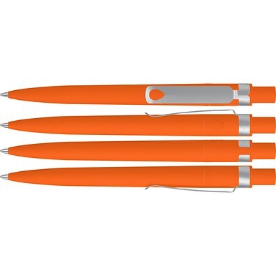 uma® RECYCLED PET PEN CORE GUM Druckkugelschreiber, orange