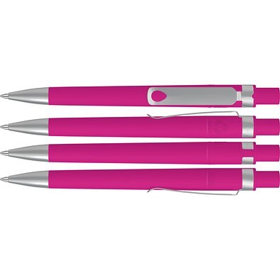 uma® RECYCLED PET PEN CORE SI GUM Druckkugelschreiber, magenta
