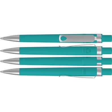 uma® RECYCLED PET PEN CORE SI GUM Druckkugelschreiber, petrol