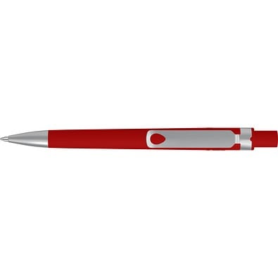 uma® RECYCLED PET PEN CORE SI GUM Druckkugelschreiber, rot