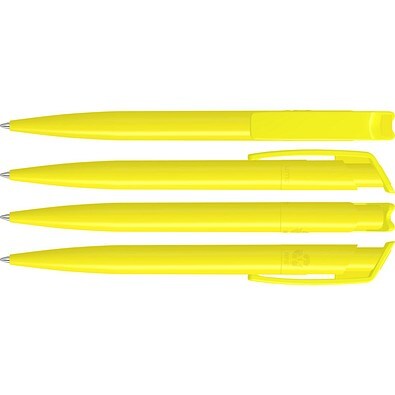 uma® RECYCLED PET PEN Druckkugelschreiber, gelb