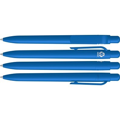 uma® RECYCLED PET PEN FUTURE F Druckkugelschreiber, mittelblau