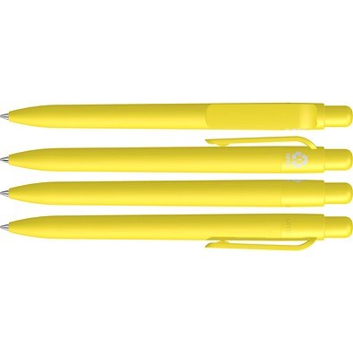 uma® RECYCLED PET PEN FUTURE F GUM Druckkugelschreiber, gelb