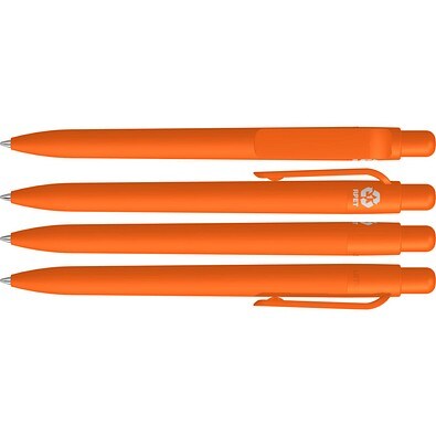 uma® RECYCLED PET PEN FUTURE F GUM Druckkugelschreiber, orange