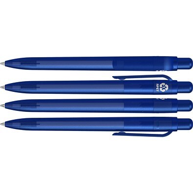 uma® RECYCLED PET PEN FUTURE frozen Druckkugelschreiber, dunkelblau