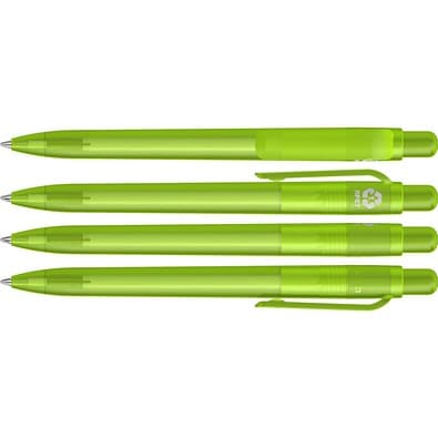 uma® RECYCLED PET PEN FUTURE frozen Druckkugelschreiber, hellgrün