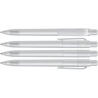 uma® RECYCLED PET PEN FUTURE frozen Druckkugelschreiber, klar
