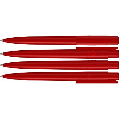 uma® RECYCLED PET PEN PRO Druckkugelschreiber, rot