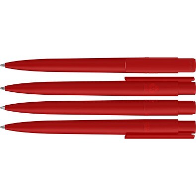uma® RECYCLED PET PEN PRO F Druckkugelschreiber, rot