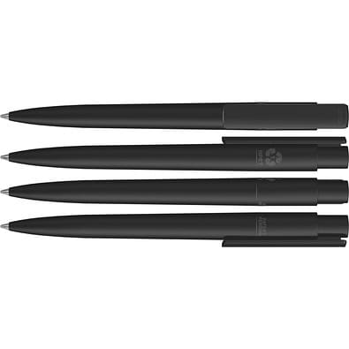 uma® RECYCLED PET PEN PRO F Druckkugelschreiber, schwarz