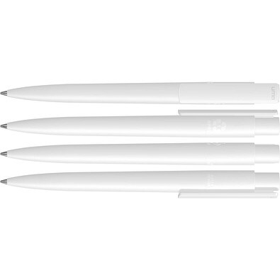 uma® RECYCLED PET PEN PRO F Druckkugelschreiber, weiss