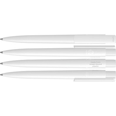 uma® RECYCLED PET PEN PRO F ocean Druckkugelschreiber, weiss
