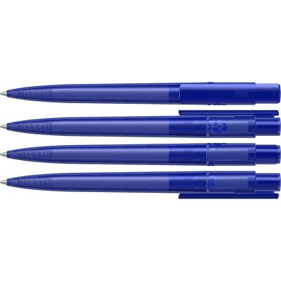 uma® RECYCLED PET PEN PRO frozen Druckkugelschreiber, blau