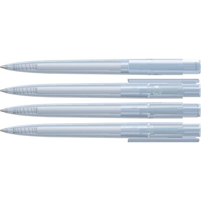 uma® RECYCLED PET PEN PRO frozen Druckkugelschreiber, klar