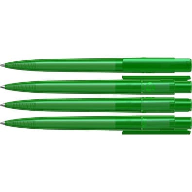 uma® RECYCLED PET PEN PRO transparent Druckkugelschreiber, grün