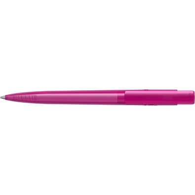 uma® RECYCLED PET PEN PRO transparent Druckkugelschreiber, magenta