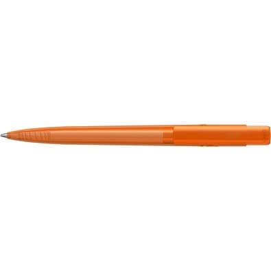 uma® RECYCLED PET PEN PRO transparent Druckkugelschreiber, orange