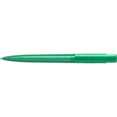 uma® RECYCLED PET PEN PRO transparent Druckkugelschreiber, petrol