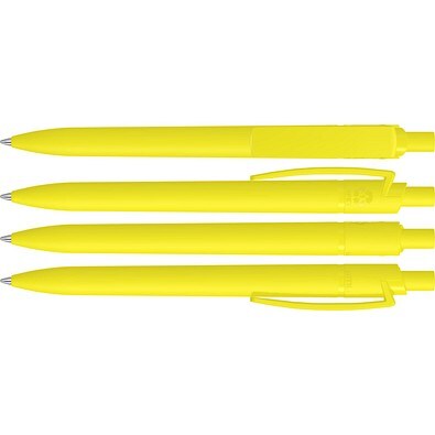 uma® RECYCLED PET PEN STEP F Druckkugelschreiber, gelb