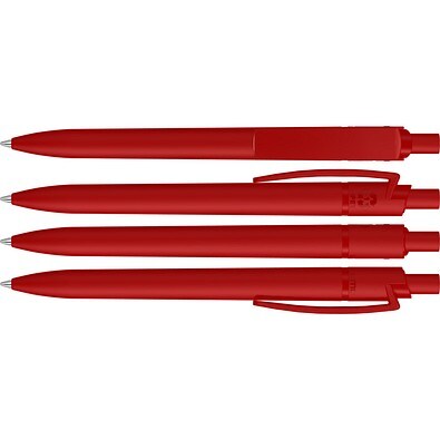 uma® RECYCLED PET PEN STEP F Druckkugelschreiber, rot