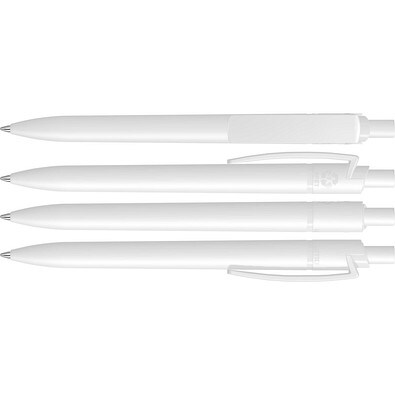 uma® RECYCLED PET PEN STEP F Druckkugelschreiber, weiss