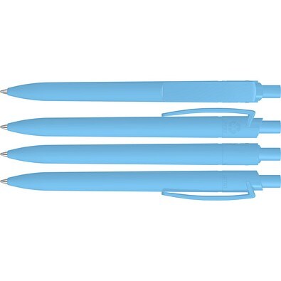 uma® RECYCLED PET PEN STEP F GUM Druckkugelschreiber, hellblau
