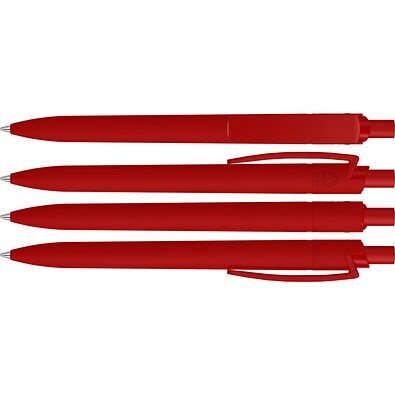 uma® RECYCLED PET PEN STEP F GUM Druckkugelschreiber, rot