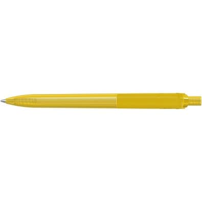 uma® RECYCLED PET PEN STEP frozen Druckkugelschreiber, gelb