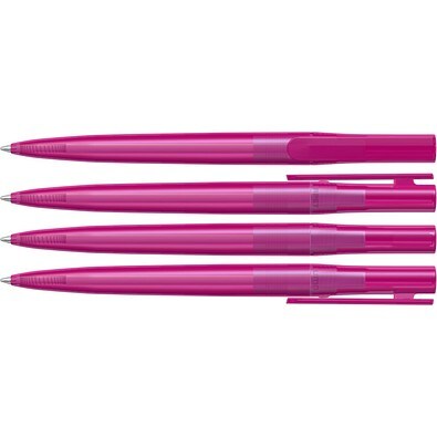 uma® RECYCLED PET PEN switch transparent Drehkugelschreiber, magenta