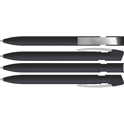 uma® SKY M GUM Druckkugelschreiber, schwarz