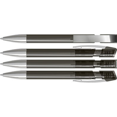 uma® SKY transparent M SI Druckkugelschreiber, anthrazit