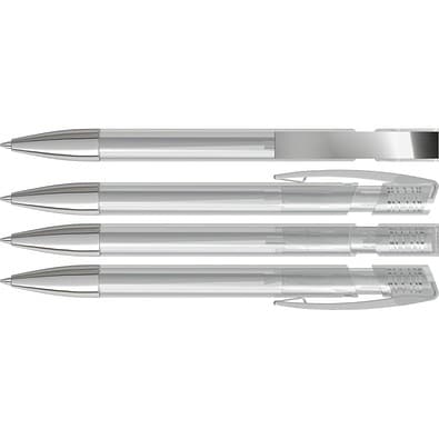 uma® SKY transparent M SI Druckkugelschreiber, klar