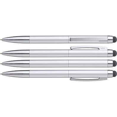 uma® SLIDE TOUCH Drehkugelschreiber, silber