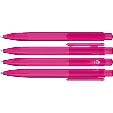 uma® STAGE frozen RECY Druckkugelschreiber, magenta