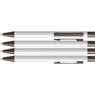 uma® STRAIGHT B Druckbleistift, weiss