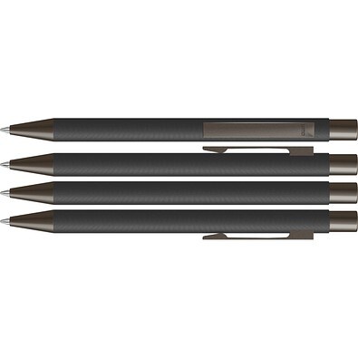 uma® STRAIGHT Druckkugelschreiber, gun